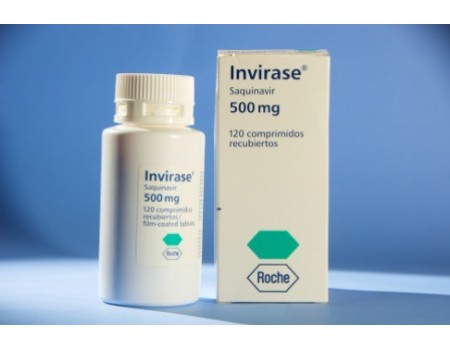 INVIRASE 500 mg. 120 capsules